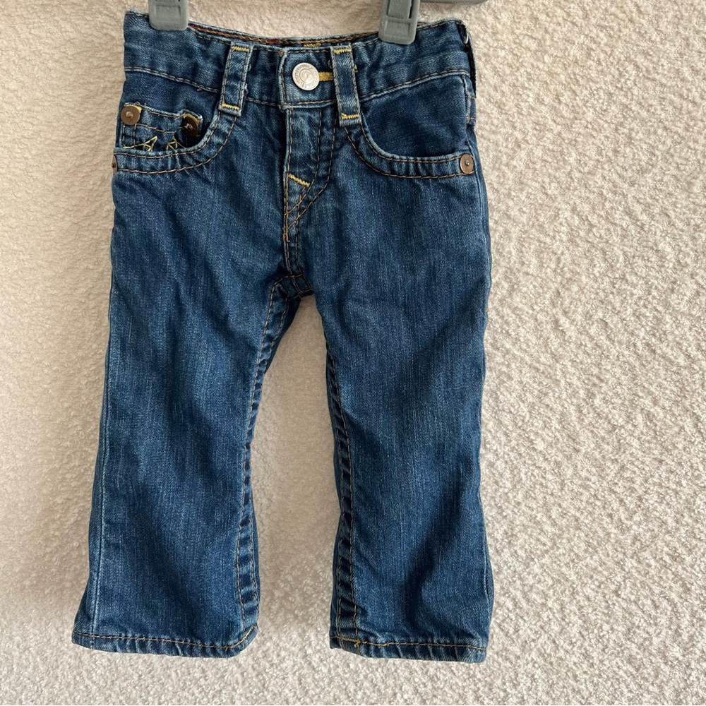 True Religion Baby Denim Billy Blue Jeans Size 6-12 Months